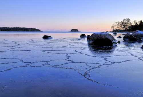 Finland Stock Photography. Ice Mosaic. Porvoo Archipelago, Gulf of Finland, Finland, Scandinavia, Europe.